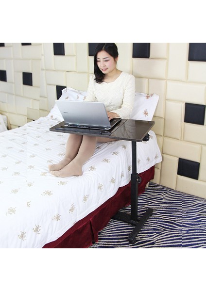 Mouse Bölmeli Portatif Katlanabilir Laptop Sehpası - Siyah fırsatları
