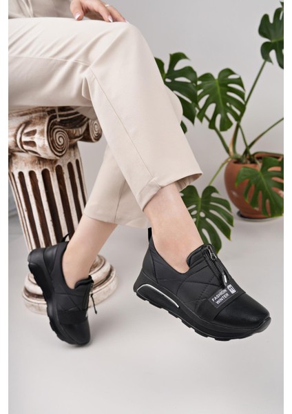Nesil Shoes Wiss 1701 Siyah Anatomik Kadın Ayakkabı