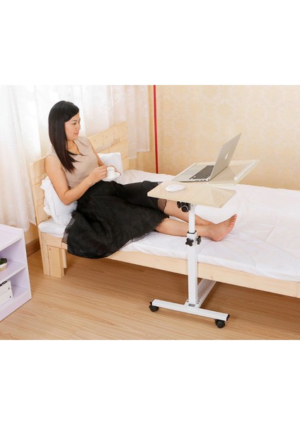 Portatif Eğim Ve Yerden Yükseklik Ayarlı Koltuk Kenarı Bilgisayar Laptop Çalışma Sehpası fiyatları