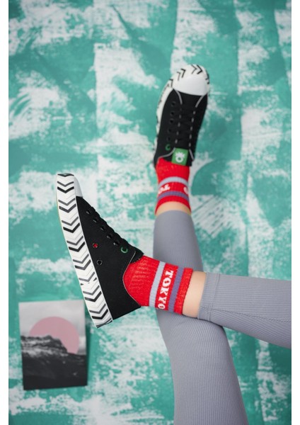 30624 Siyah Kısa Unisex Sneakers modelleri