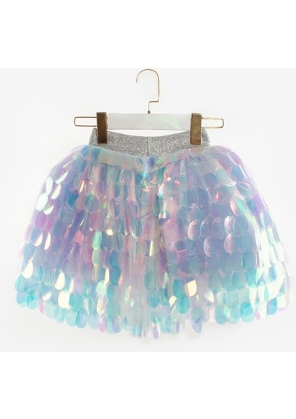 Lila Büyük Pullu Kız Çocuk Etek - Stacy indirimleri