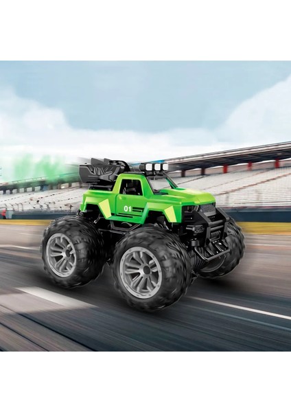 Uzaktan Kumandalı Şarjlı Duman Atan Araba 4x4 Buharlı Işıklı Uzaktan Kumandalı Off Road Araba Rc Stu fırsatları