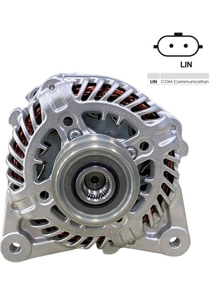 Mıtsubıshı 12V Alternatör Dinamo 150 A (Lın) Dacıa Duster-Nıssan Mıcra Iv-Renault Clıo V fiyatları