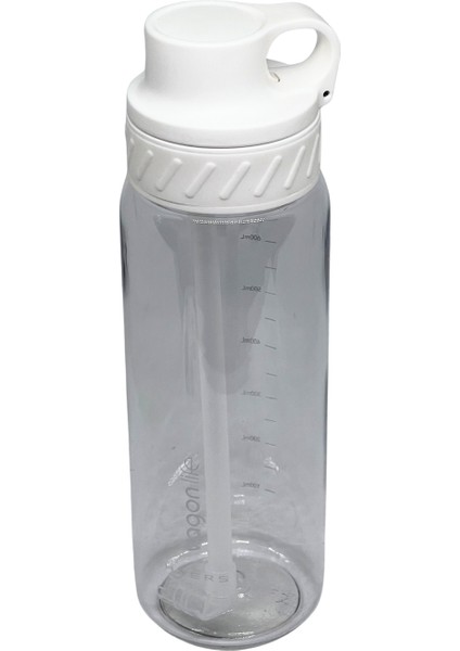 800ML Yeni Koleksiyon Pipetli/pipetsiz Kullanım Şeffaf Gövdeli Tritan Su Matarası