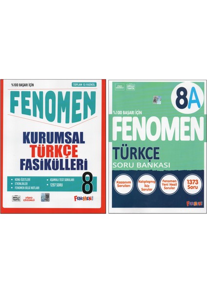 8.sınıf Kurumsal Türkçe Fasiküleri+Fenomen 8.sınıf 8A Türkçe
