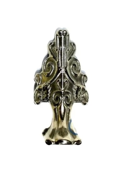 Lükens Sandık Ayağı, Kutu Ayak 4 cm - Nikel