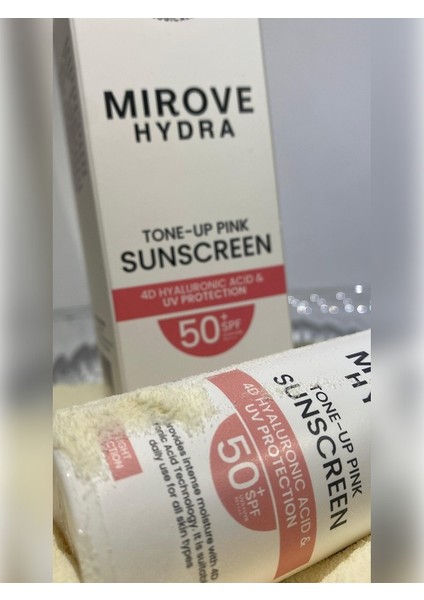 Mırove Hydra Pink Ton Eşitleyici 50+Spf Güneş Kremi