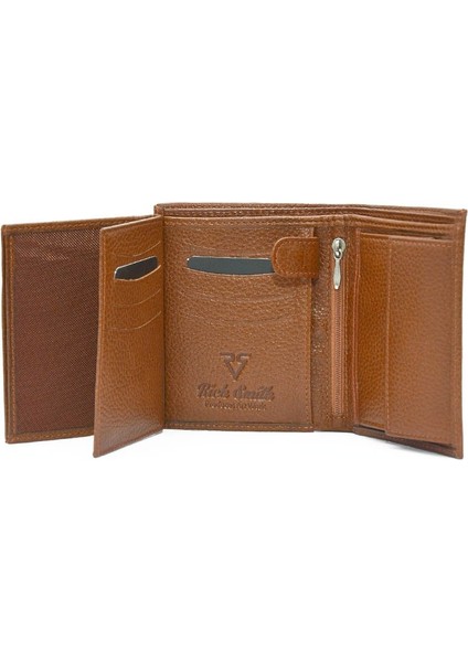 Officer Gerçek Deri Erkek Cüzdan 7700 Taba