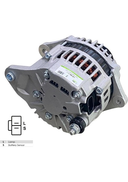 12V Alternatör Dinamo Hıtachı Tipi 90 A (L-S) Isuzu D-Max 2.5 Td 2005-2012 modelleri