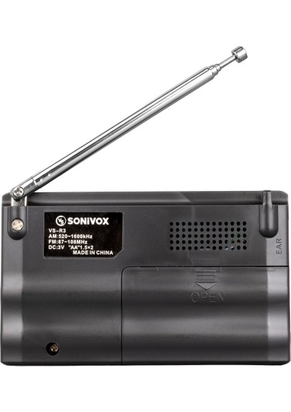 Gümüş Renk Cep Tipi Analog Fm Radyo Vs-R3 fiyatları