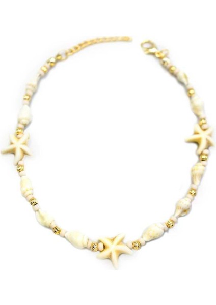 Renkli Deniz Kabuğu Halhal, Şık ve Hafif Takı Seçeneği