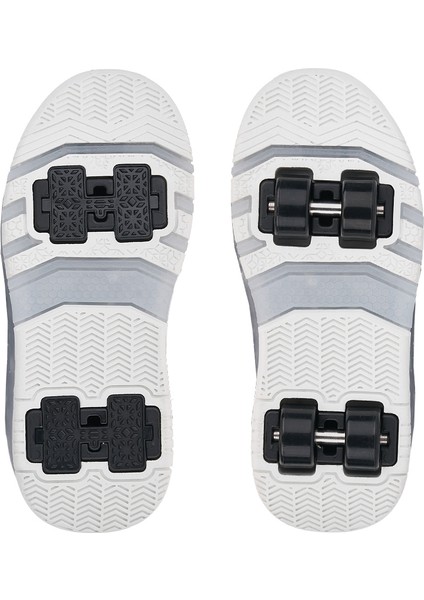 Patenli Çocuk Ortopedik Işıklı Tekerlekli Patenli Spor Kaykay 4 Tekerli Ayakkabı