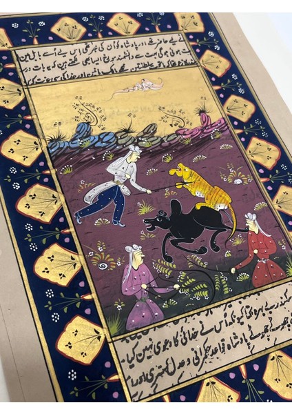 Sessiz Direniş Adlı El Yapımı Minyatür Resim 28,5X18,5 cm modelleri