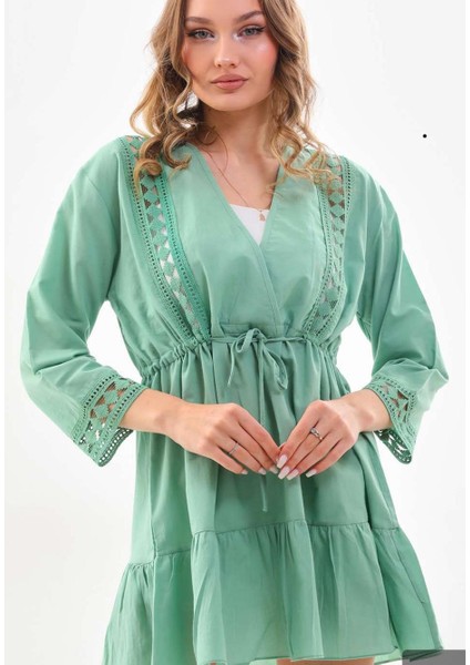 Güpürlü Plaj Elbisesi modelleri