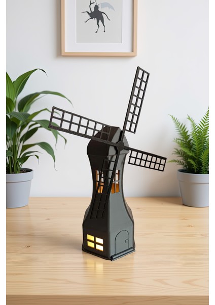 Deniz Feneri + Led Mumluk - Led Tealight Dekoratif Obje - Biblo - Dekor (Led Mumluk Dahil)