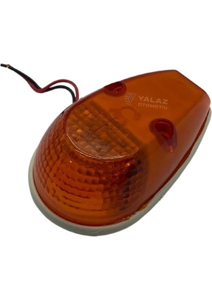 24V MİNİ KABİN KAŞ TEPE LAMBASI 4-LEDLİ UNIVERSAL SARI (90*54 MM)