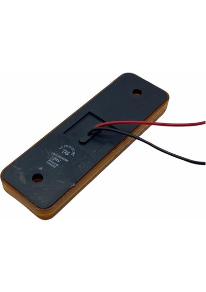 24V YAN SİNYAL LAMBASI DORSE SİDE MARKER SARI (4 LEDLİ) (98*32 MM) modelleri
