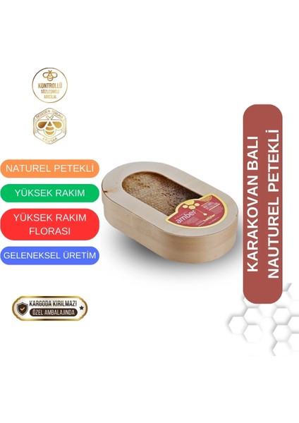 Karakovan Balı Naturel Petekli Yarım 750gr(±50gr) fiyatları