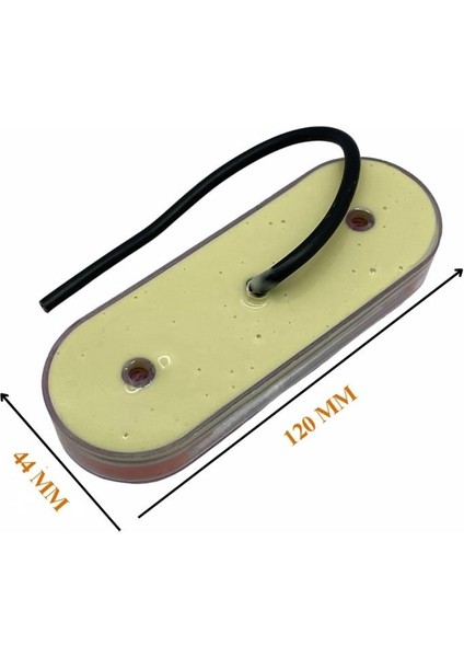12V-24V POZİSYON LAMBASI (3 FONKSİYONLU) (SARI NEON LEDLİ) (120*44 MM) modelleri