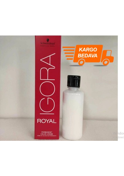 Igora Royal 0-11 Sarı Azaltıcı Saç Boyası + Oksidan
