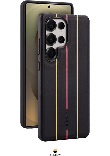 Samsung Galaxy S25 Ultra Koruma & Renkli Stil Çizgili Kılıf