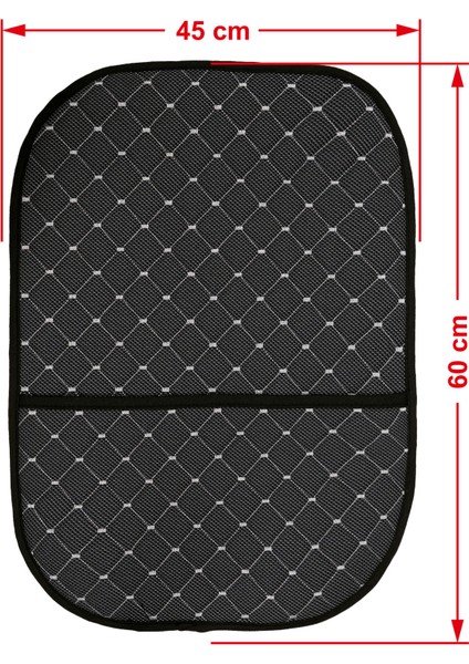 Blackline Serisi Dokuma Kumaş Oto Koltuk Arkası Koruyucu Cepli Organizer 2 Adet modelleri