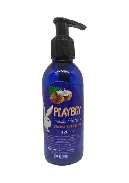 Hindistan Cevizli Aromalı 120 ml Masaj Yağı Cxnt -Masaj Yağı Pure Edible Aromalı Vanilyalı Pure Edible Massage Oil Coconut Flavored Massage Oil 120 ml