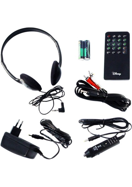Disney Portatif DVD Player 19 cm