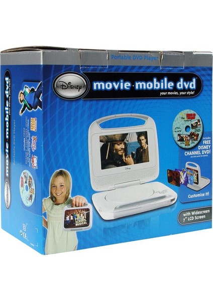 Disney Portatif DVD Player 19 cm