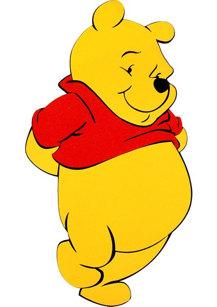 Winnie The Pooh Eva Duvar Süsü