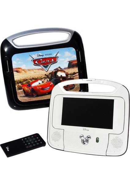 Portatif Disney DVD Player (Çift - LCD Ekran) 18 cm