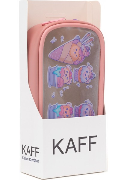 01112 Pembe Renk Ayıcık Desenli Şeffaf Su Geçirmez Tek Bölmeli Kalem Kutusu modelleri