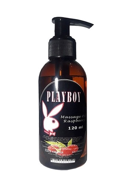 1 Adet Playboy Ahududu Aromalı Erotik Masaj Yağı 120 ml