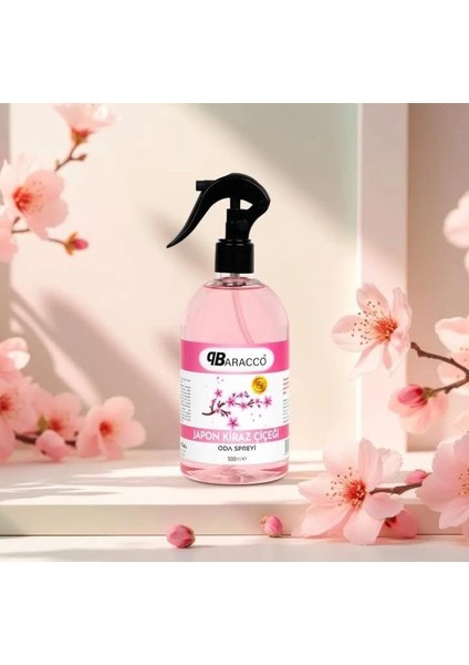 Japon Kiraz Çiçeği Kokulu Oda Spreyi 500 ml – Ferahlatıcı Koku