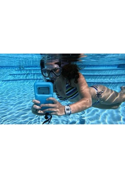 Turkuaz Çok Renkli Su Geçirmez Balonlu Telefon Kılıfı, Sualtı ve Güvenli Koruma modelleri