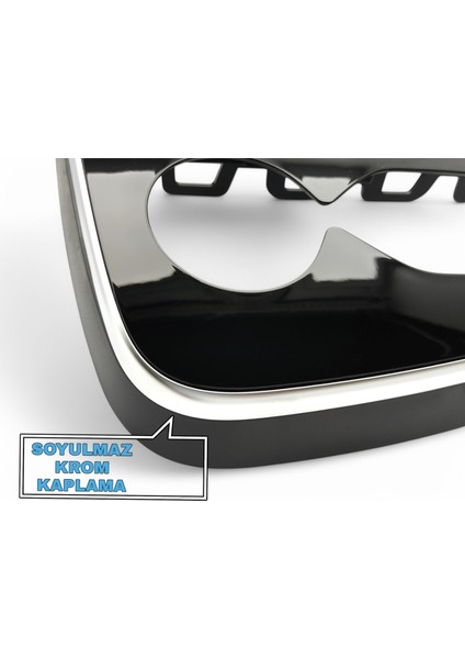 Clio 4 Teyp Çerçevesi Piano Black 682601844R fiyatları