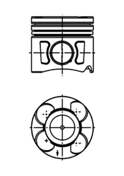 Kolbenschmıdt 40659600 Motor Pıston Segmanı Astra J Corsa D Grande Punto1.3cdtı 16V Lınea Grande Punto 199A3000 MULTIJET-Z13 DTH-A13DTE 16V 4 Sıl. Dızel 1248 Cc-66 Kw 90PS (Euro 5) (69.60MM) (Std)