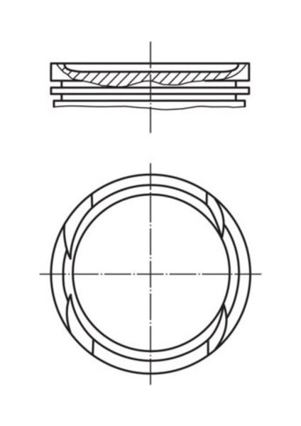 Mahle-Knecht-Behr 0030602 Motor Pıston Segman 0.50 Mercedes M 111 E 20 - C200. E200. 200E 90.40 003PI0000610286