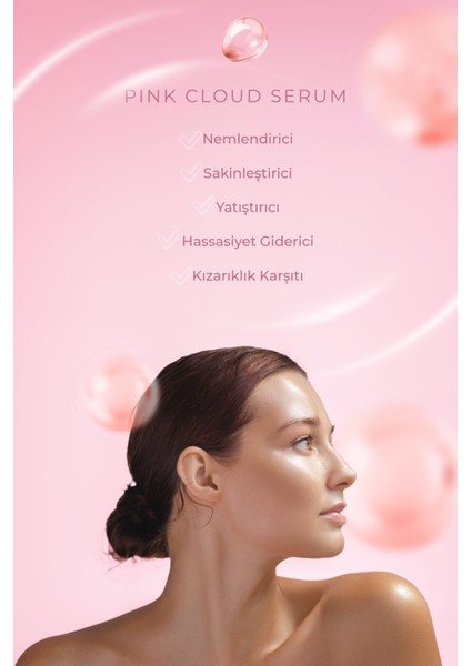 Pink Cloud Serum-Hyalüronik Asit&Cica Serum indirimleri