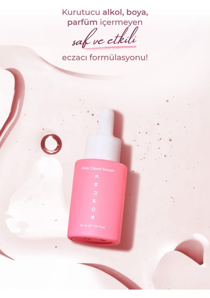 Pink Cloud Serum-Hyalüronik Asit&Cica Serum