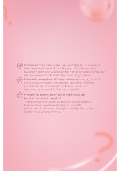 Pink Cloud Serum-Hyalüronik Asit&Cica Serum
