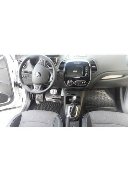 Renault Captur 3D Siyah Havuzlu Paspas 2013 ve 2020