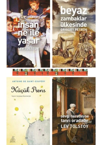 5.6.7. Sınıf-Beyaz Zambaklar Ülkesinde, Insan Ne Ile Yaşar, Sevgi Neredeyse, Küçük Prens(4kitap)
