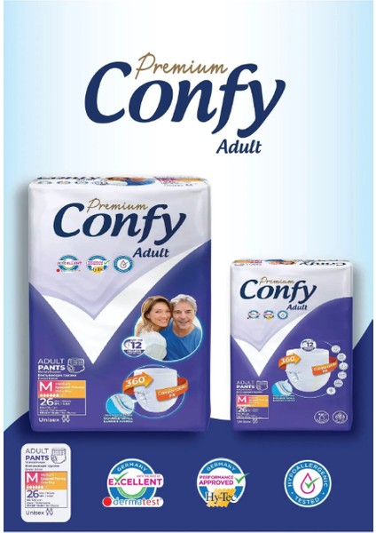 Adult Premium Yetişkin Külot Bezi Medium Orta Boy 26 Adet