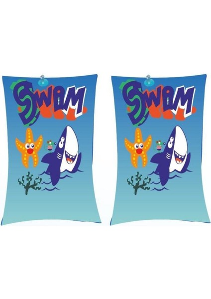 Renkli Jaws Desenli Kolluk 25X15 Cm, Şık ve Kullanışlı Tasarım