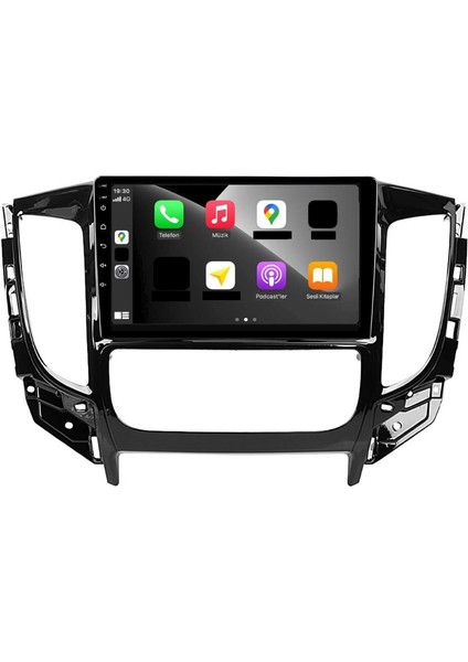 Mitsubishi L200 Android Multimedya Sistemi 4-32 Blueway (2015-2021) modelleri