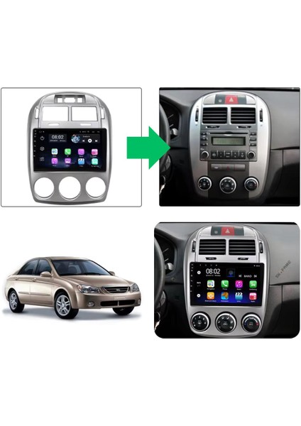 Kia Cerato Android Multimedya Sistemi 4-32 Blueway (2004-2006)