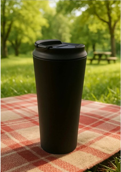 Termos Kupa Mat Siyah 400 ml