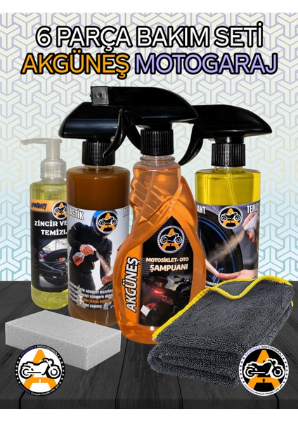 Moto Bakım Seti 6 Lı