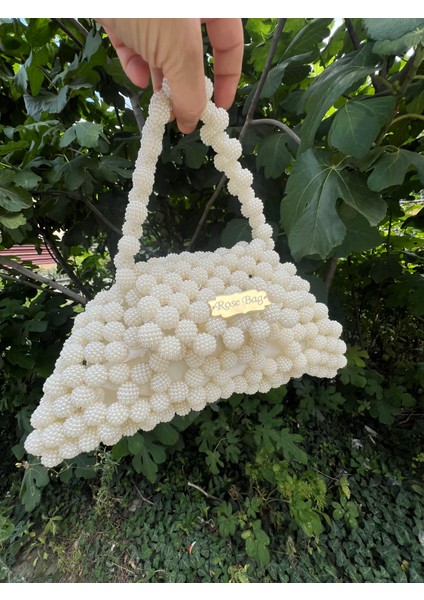 Böğürtlen Model Boncuk Çanta Şık Zarif. En 22CM Boy 13 cm fiyatları